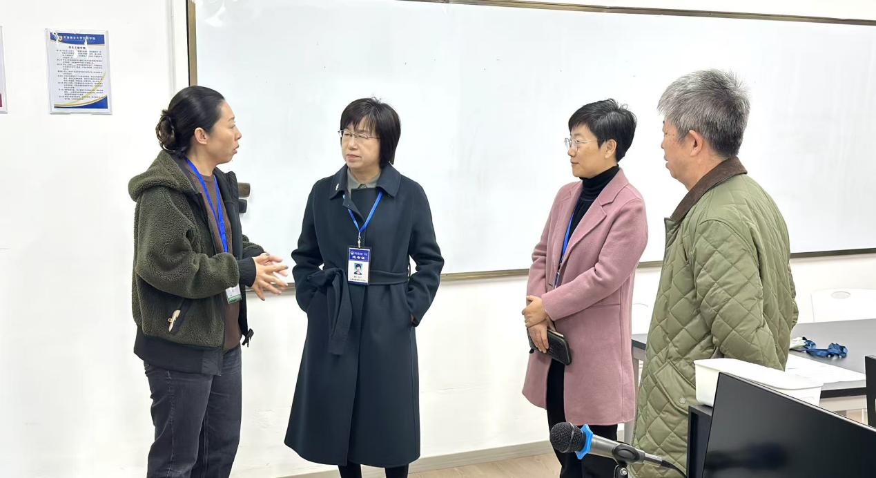 【教务部】天津市教育招生考试院领导莅临学院视察指导英语四六级口语考试工作