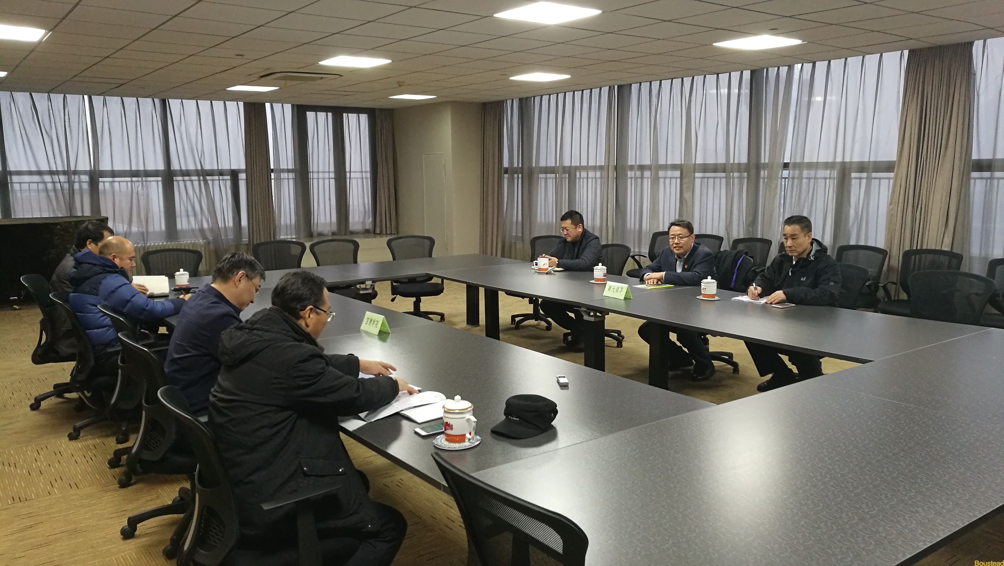 天津商业大学领导来我院检查指导安全工作