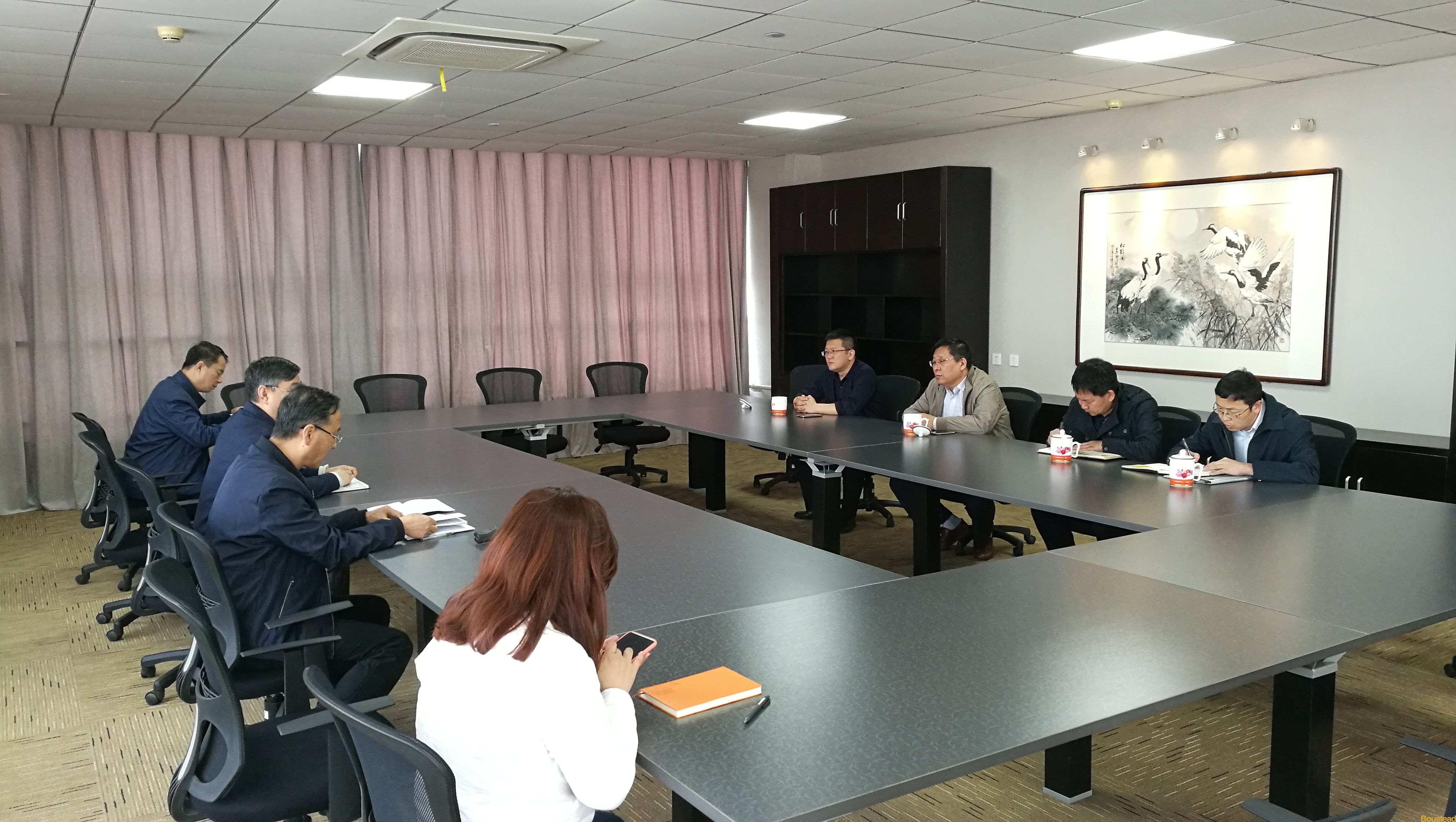 天津商业大学领导来我院检查指导安全工作